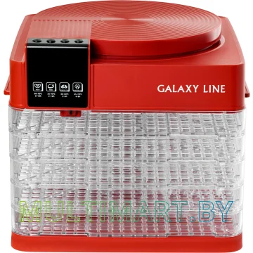 Сушилка для овощей и фруктов Galaxy Line GL 2630 (красный) картинка 2